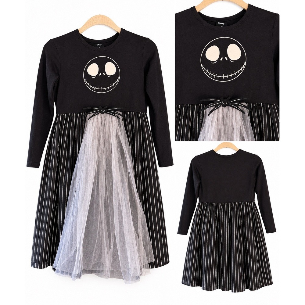 The Nightmare Before Christmas Glow In the Dark Dress Girls Sz XL 14-16 Costume
